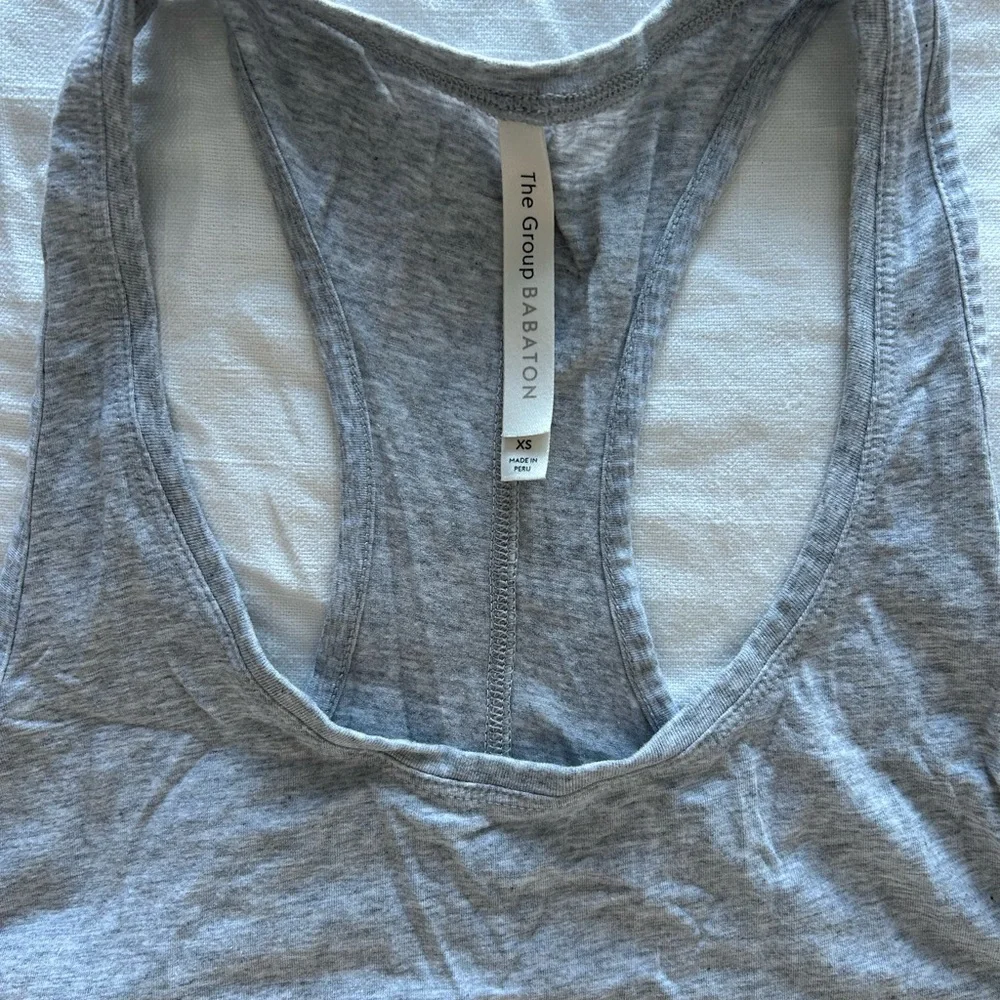 Babaton - Grey Racerback Tank - Picture 2 of 3